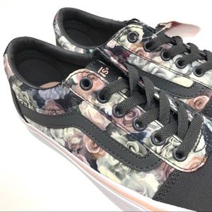 gray rose satin vans